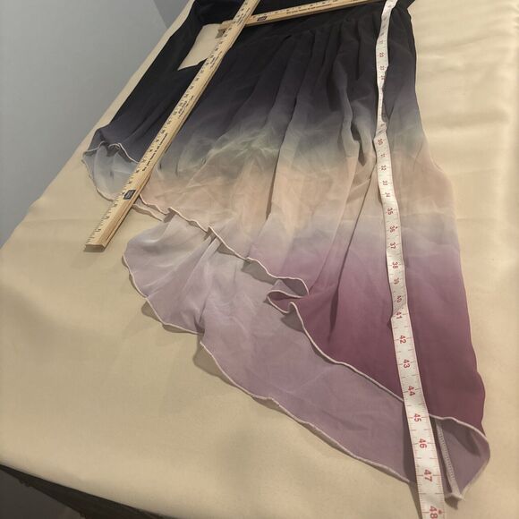 Alexandra Collection Women Tunic XXL Asymmetrical Long Sleeve Rutched Cut Small - Picture 10 of 16